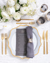 Anna's Palette Charger Plate | Rent | Grey