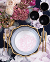Anna's Palette Charger Plate | Rent | Black