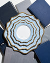 Anna's Palette Charger Plate | Rent | Sky Blue