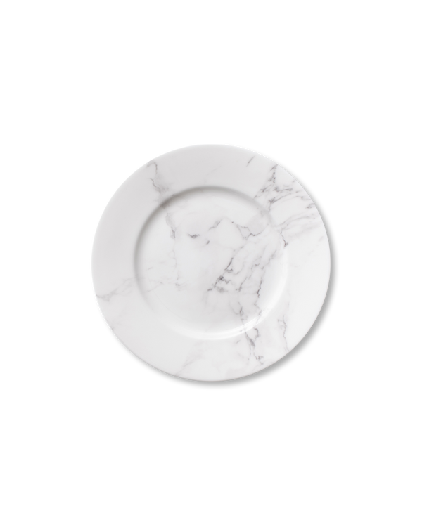 Soft Marble Salad + Dessert Plate | Set of 3