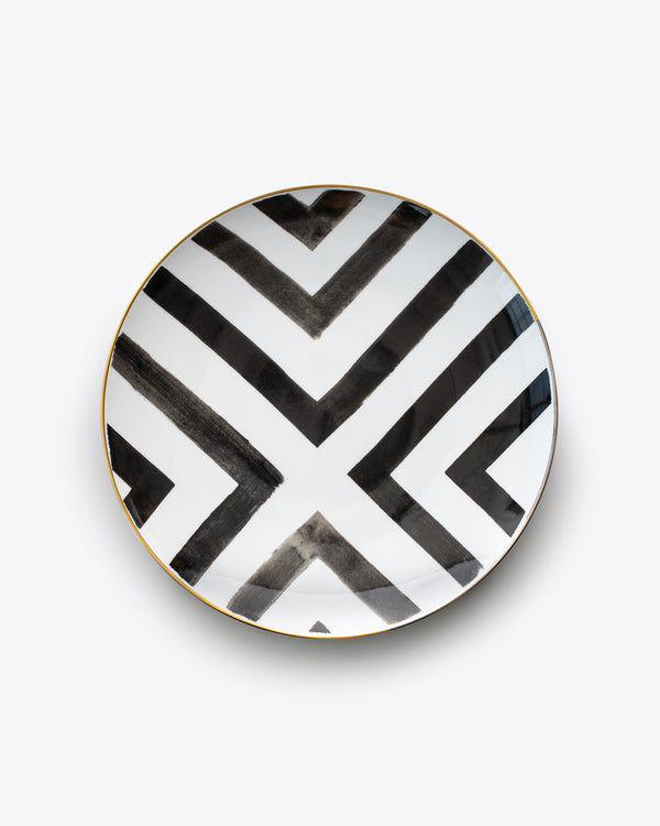 Sol y Sombra Dinner Plate | Rent