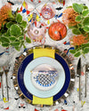 Ruffle Charger Plate | Platinum