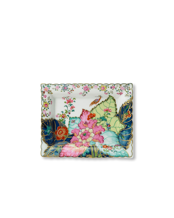 Tobacco Leaf Large Rectangular Tray