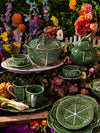 Cabbage Oval Large Serving Platter | Green