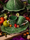 Cabbage Oval Medium Serving Platter | Green