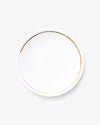 Eclipse Dinner Plate | Rent | White