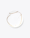 Eclipse Salad + Dessert Plate | Rent | White