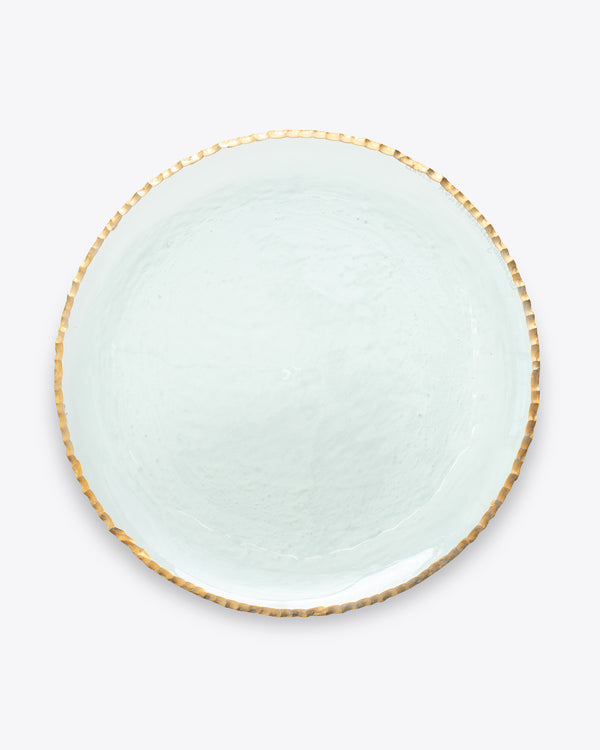 Edgy Charger Plate | Rent | Gold