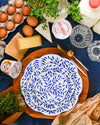 Olive Salad + Dessert Plate | Blue