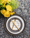 Croc Bijoux Bread + Butter Plate | Gold | Set of 2