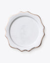 Anna's Antique Charger Plate | Platinum | Set of 5