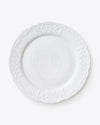 Ramsey Charger Plate | Rent | White